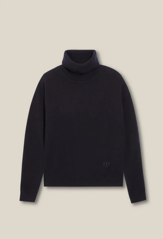 Claudie Pierlot Navy Cashmere Jumper Clothes Knitwear And Cardigans