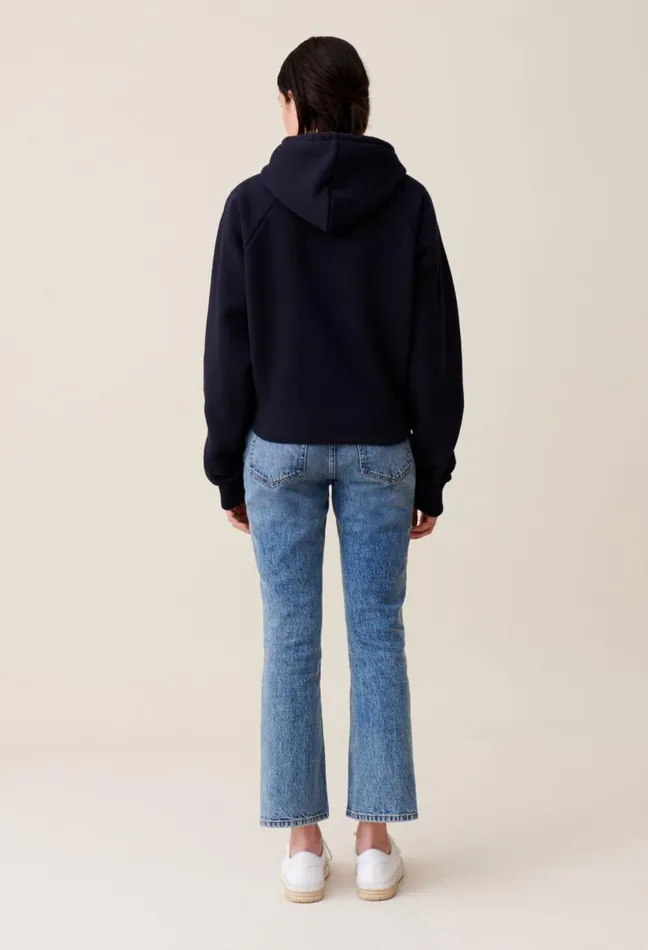 Claudie Pierlot Navy Hooded Sweatshirt Clothes Sweatshirts