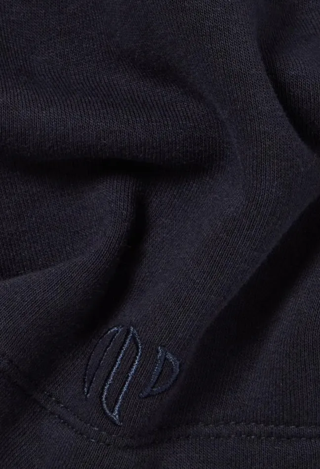 Claudie Pierlot Navy Hooded Sweatshirt Clothes Sweatshirts