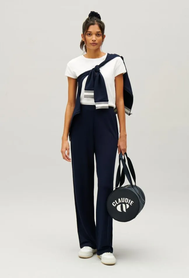 Claudie Pierlot Navy Sports Trousers Clothes Jeans And Trousers