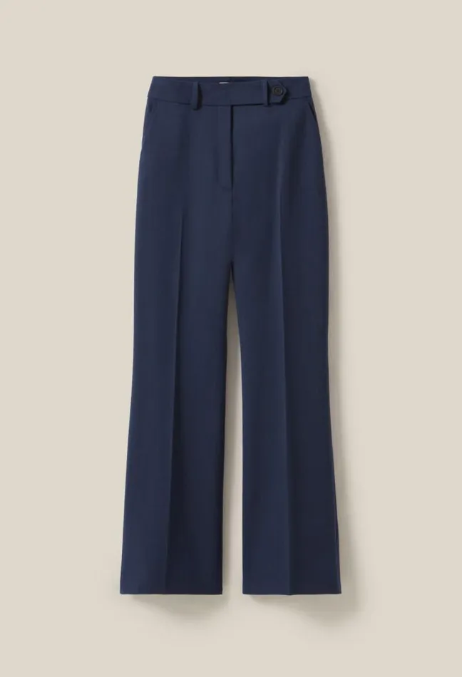 Claudie Pierlot Navy Wool Suit Trousers Clothes Jeans And Trousers