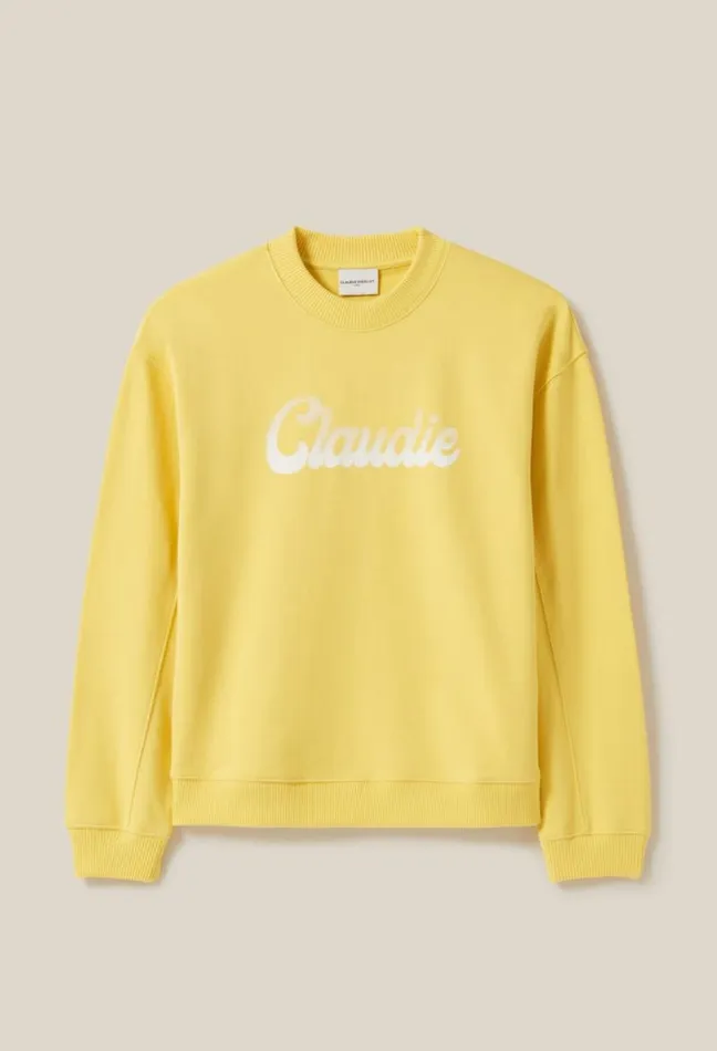 Claudie Pierlot Oversized Claudie Print Sweatshirt Clothes Sweatshirts