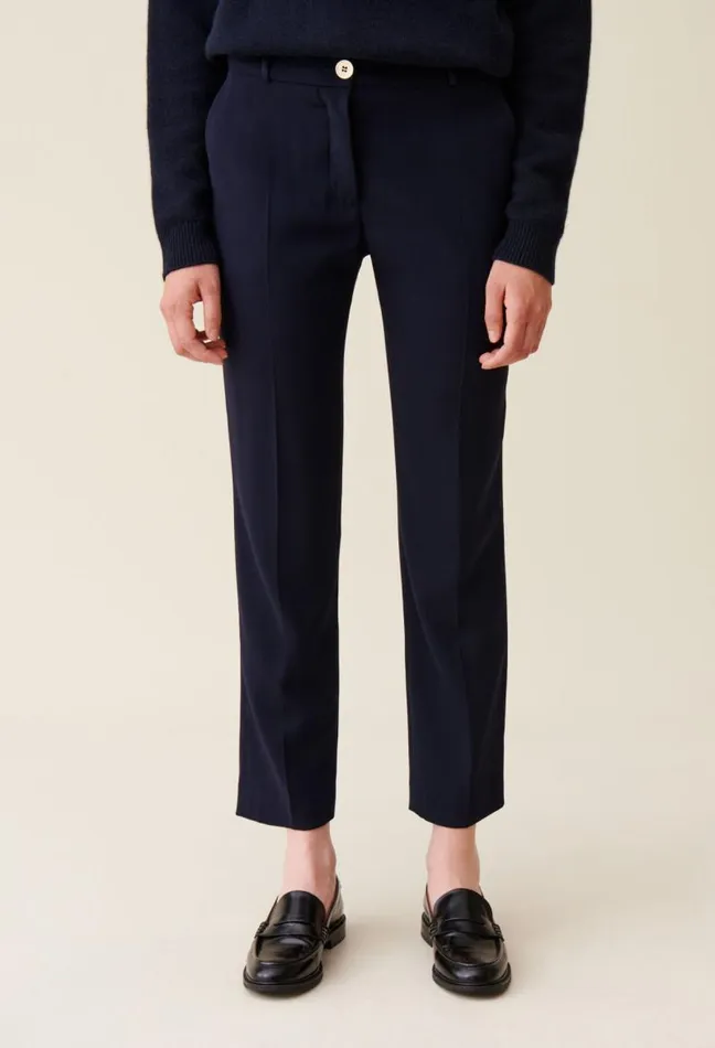Claudie Pierlot Plain Tailored Trousers Clothes Jeans And Trousers
