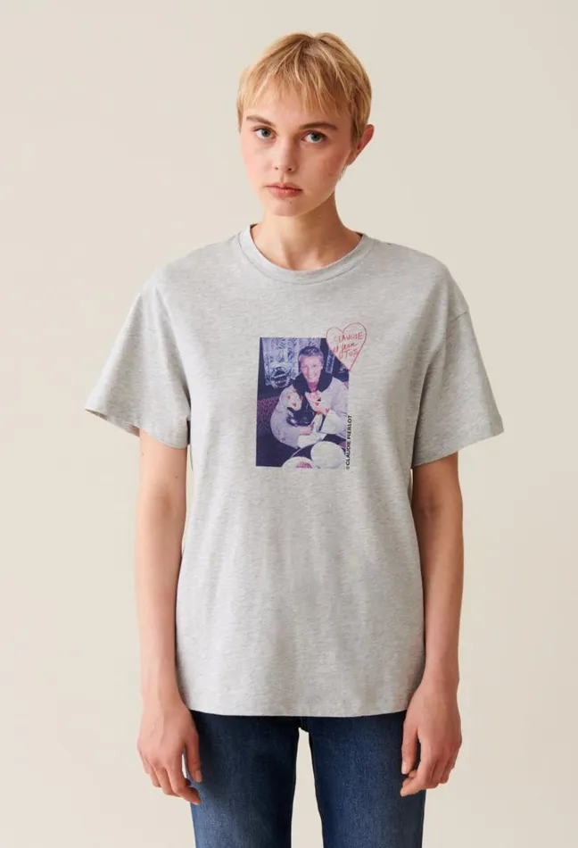 Claudie Pierlot Printed Claudie Pierlot Tshirt Clothes Tshirts