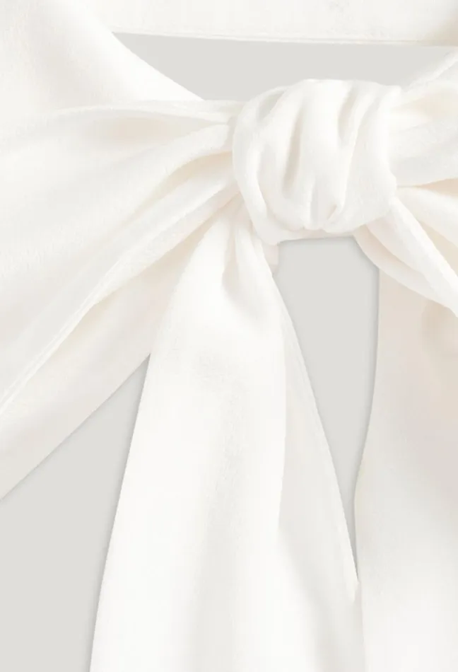 Claudie Pierlot Removable Silk Peter Pan Collar Accessories Shawls And Collars