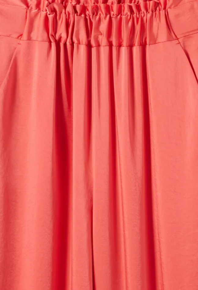 Claudie Pierlot Satin Mandarin Trousers Clothes Jeans And Trousers