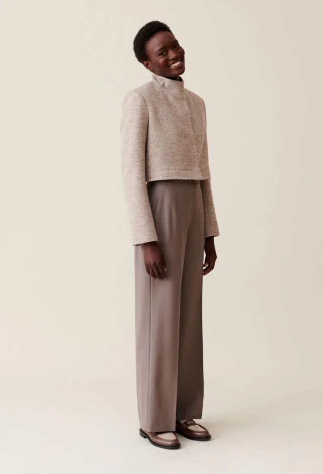 Claudie Pierlot Short Stand Collar Jacket Clothes Jackets