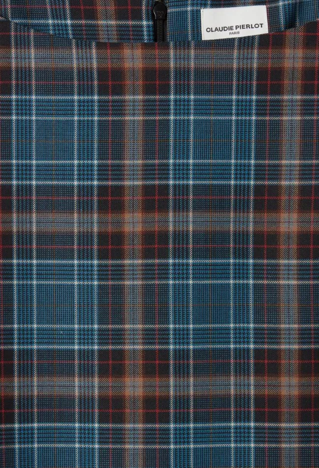 Claudie Pierlot Sleeveless Checked Mini Dress Clothes Dresses