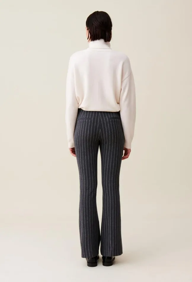 Claudie Pierlot Striped Flared Trousers Clothes Jeans And Trousers