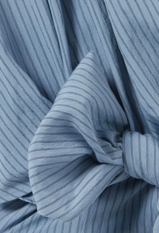 Claudie Pierlot Striped Wrap Blouse Clothes Tops And Shirts