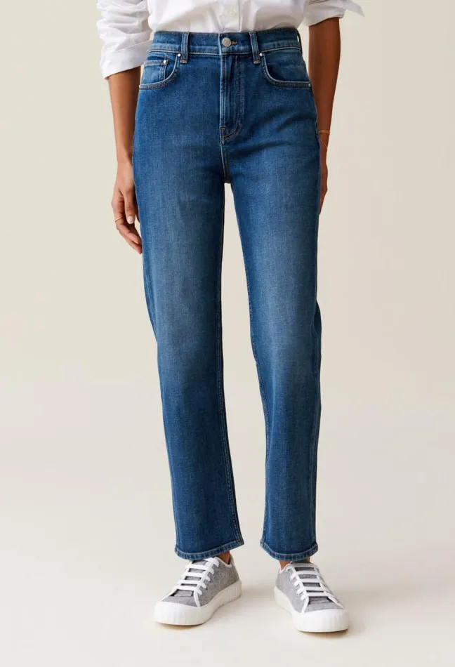 Claudie Pierlot Toto Jeans With Logo On Back Pocket Clothes Jeans And Trousers
