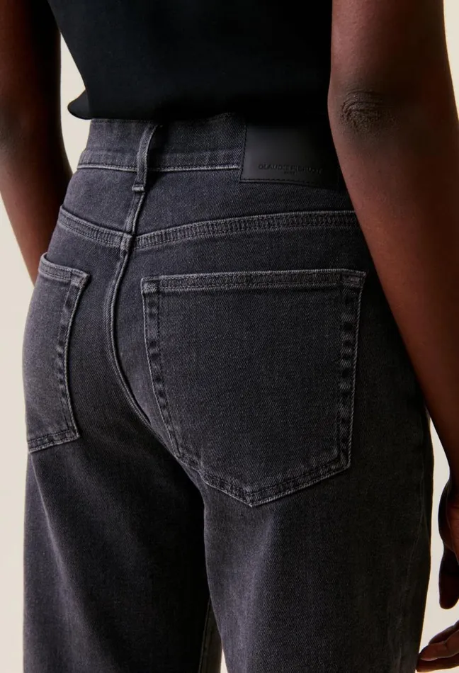 Claudie Pierlot Toto Slim Jeans Charcoal Grey Clothes Jeans And Trousers