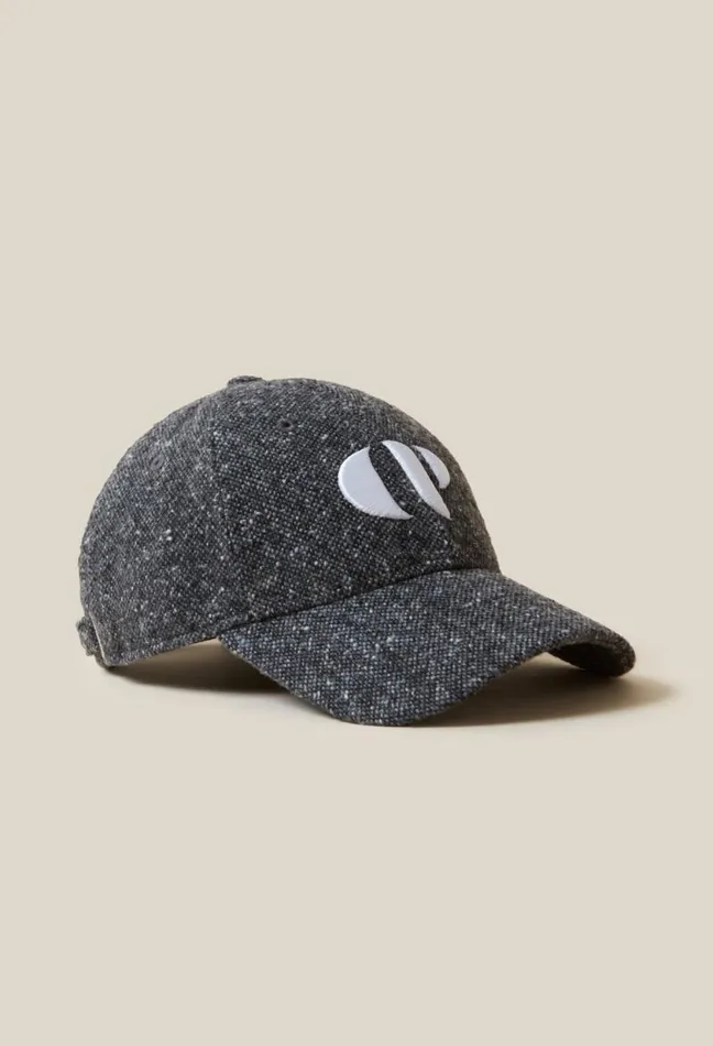 Claudie Pierlot Tweed Cap With CP Embroidery Accessories Caps