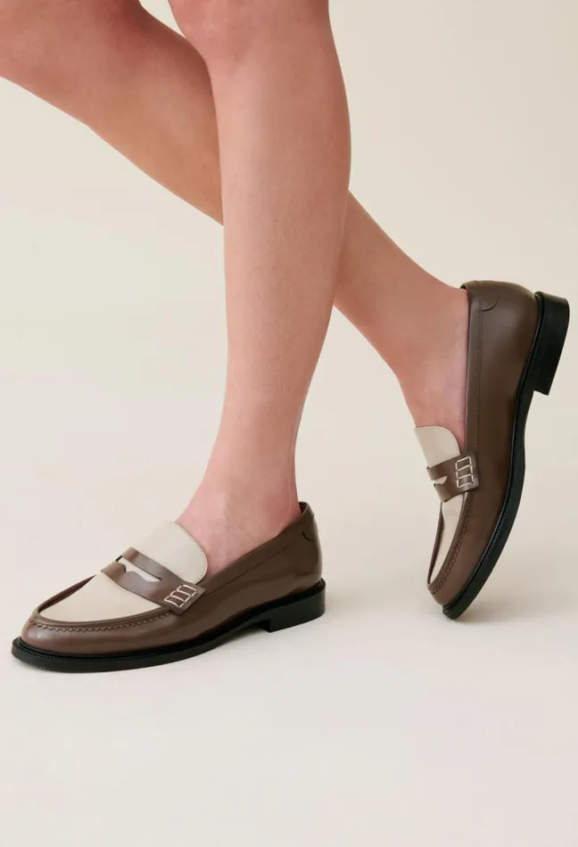 Claudie Pierlot Twotone Patent Loafers Shoes Loafers