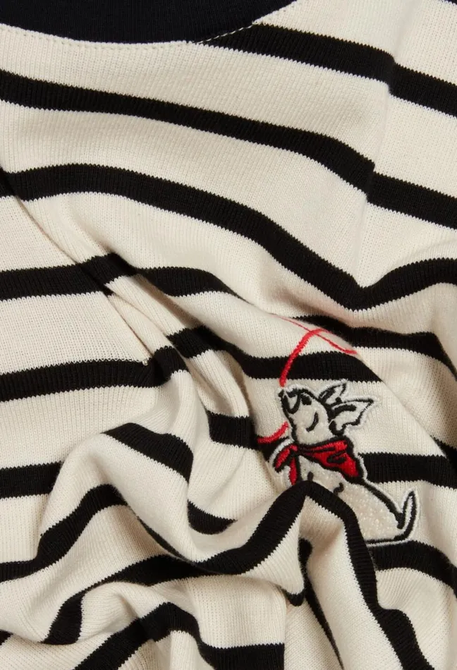 Claudie Pierlot Twotone Stripy Breton Tshirt Clothes Tshirts