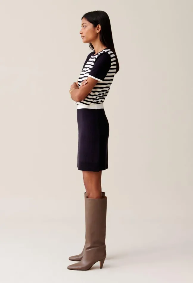 Claudie Pierlot Wool Skirt With Elastic Waist Clothes Dresses