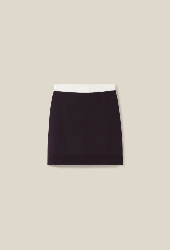 Claudie Pierlot Wool Skirt With Elastic Waist Clothes Dresses