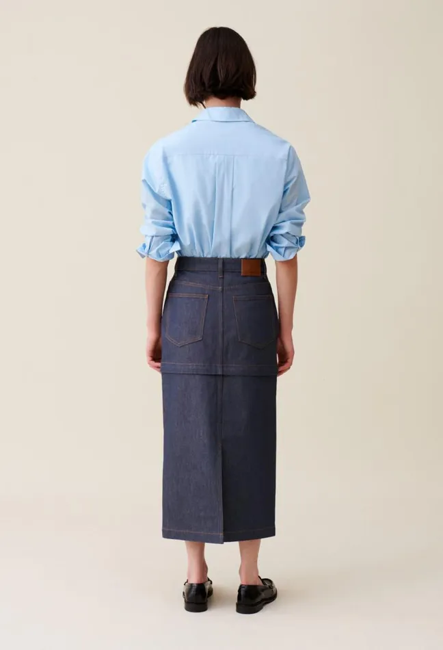 Claudie Pierlot Zip Modular Denim Skirt Clothes Skirts And Shorts