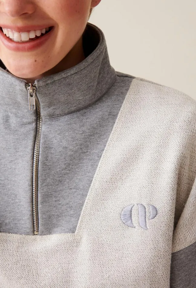 Claudie Pierlot Zipup High Neck Sweatshirt Clothes Sweatshirts