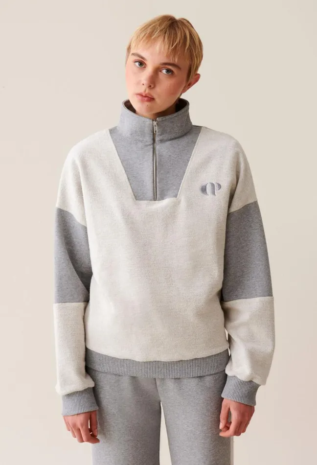 Claudie Pierlot Zipup High Neck Sweatshirt Clothes Sweatshirts
