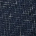 Collectif Navy Blue Crosshatch Bobbie Trousers Clothing Unique Vintage Pants