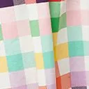 Collectif Rainbow Checkered Halter Waverly Swing Dress Dresses Unique Vintage Pocket Dresses