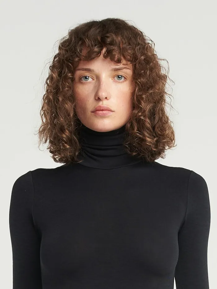 Colorado Thong Body Black Women Wolford Longsleeve Shirts