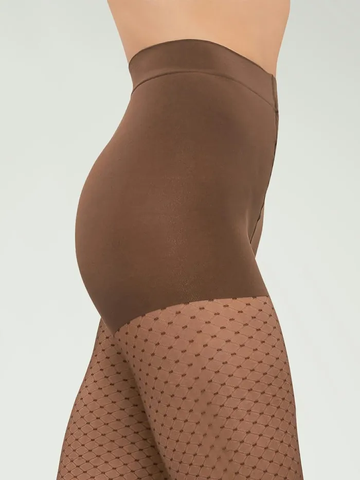 Control Dots Tights Umber Women Wolford Tights