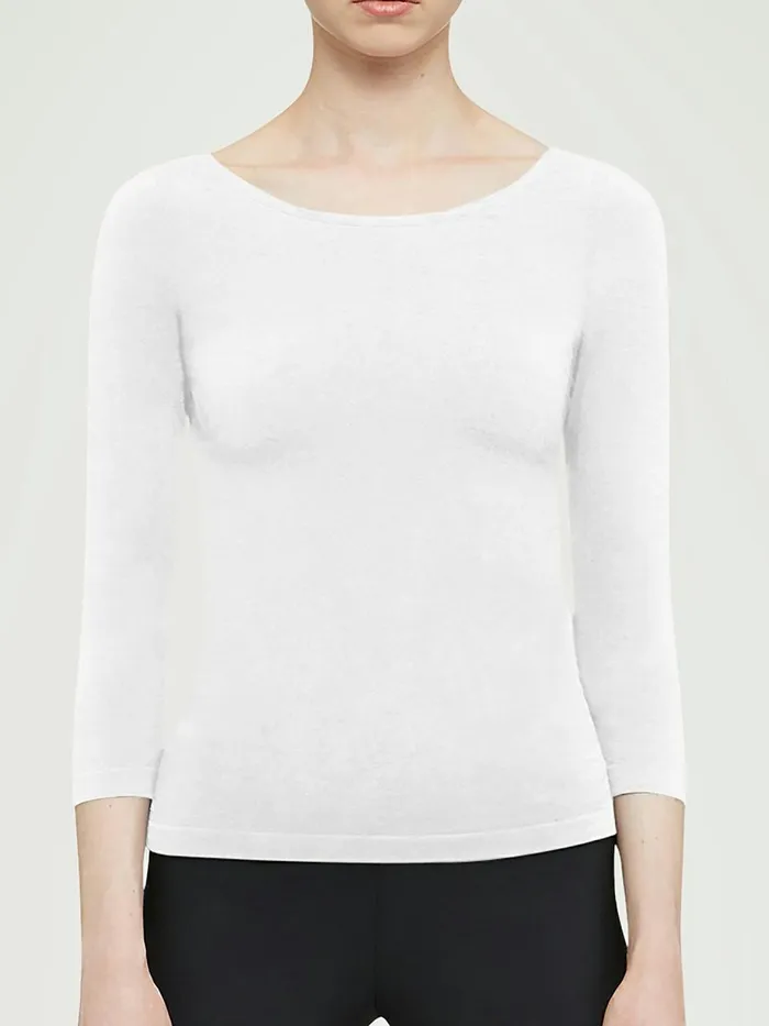 Cordoba Pullover White Women Wolford Longsleeve Shirts