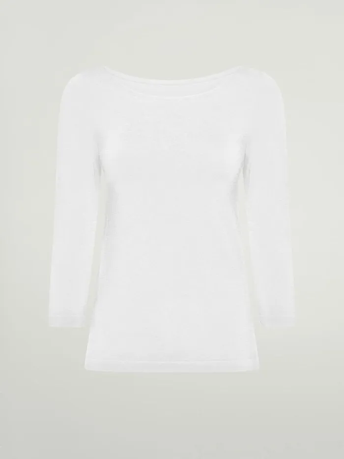 Cordoba Pullover White Women Wolford Longsleeve Shirts