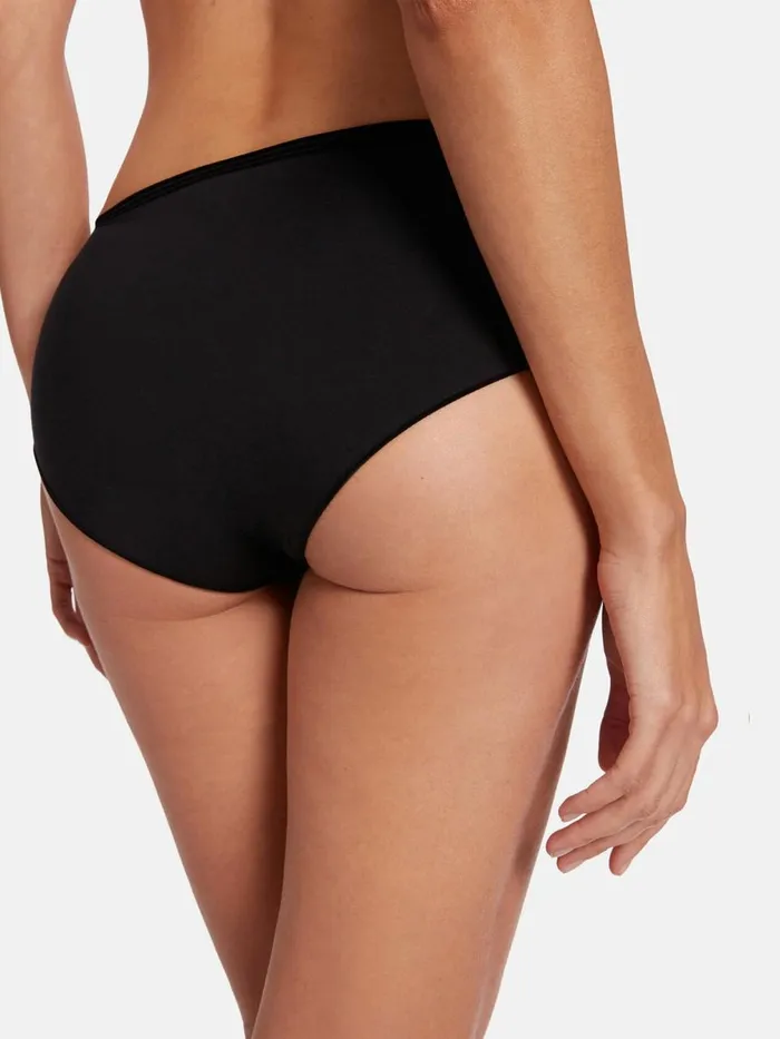 Cotton Contour 3W Panty Black Women Wolford Panties