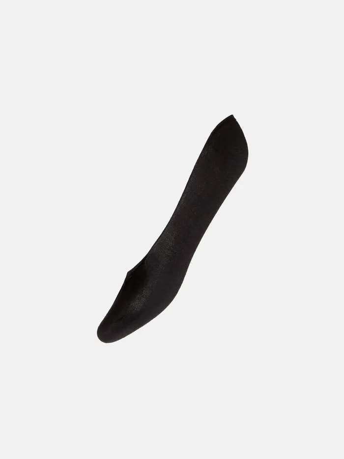 Cotton Footsies Socks Black Women Wolford Socks