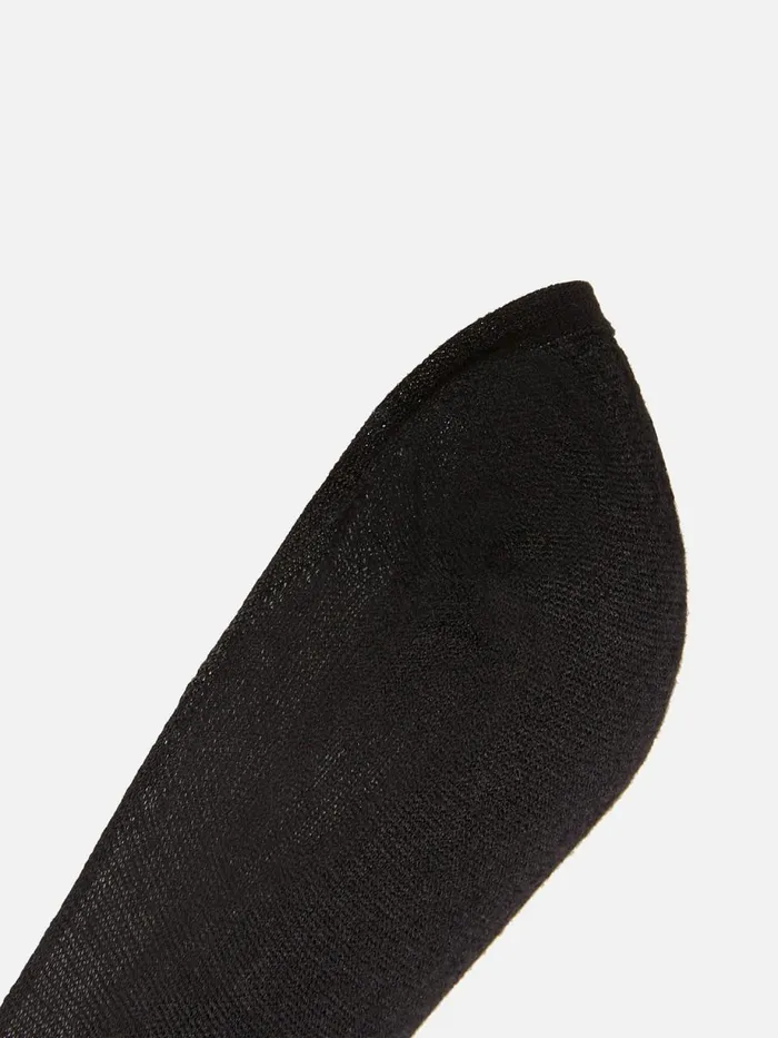 Cotton Footsies Socks Black Women Wolford Socks