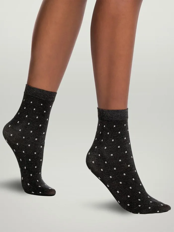 Cotton Spots Socks Blackash Women Wolford Socks