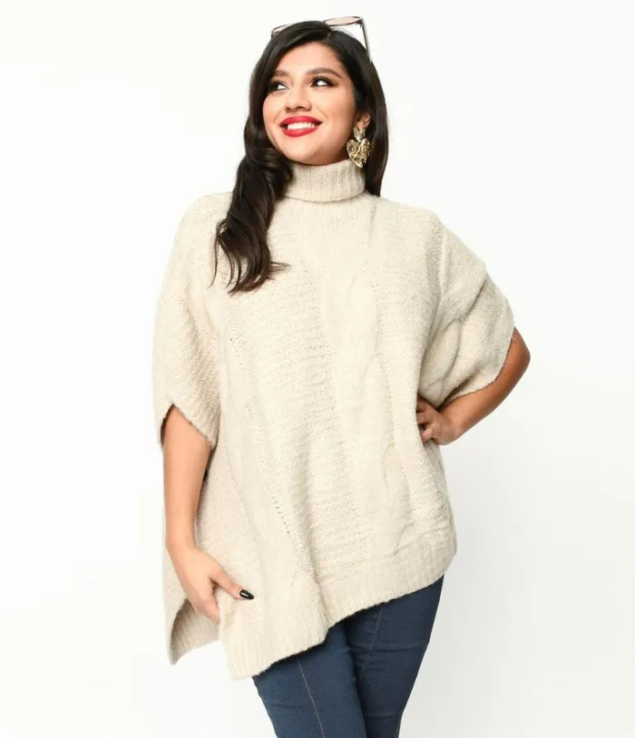 Cream Cable Knit Turtle Neck Sweater Clothing Unique Vintage Sweaters and Cardigans Cream Cable Knit Turtle Neck Sweater Clothing Unique Vintage Sweaters and Cardigans