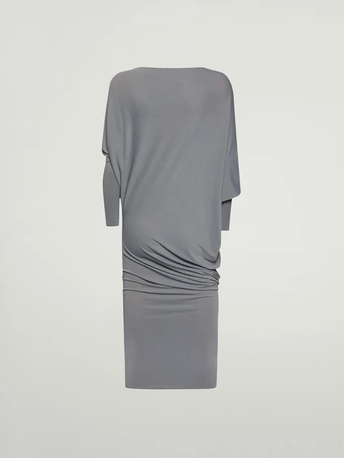 Crepe Jersey Dress Soft Pewter Women Wolford Dresses and Skirts