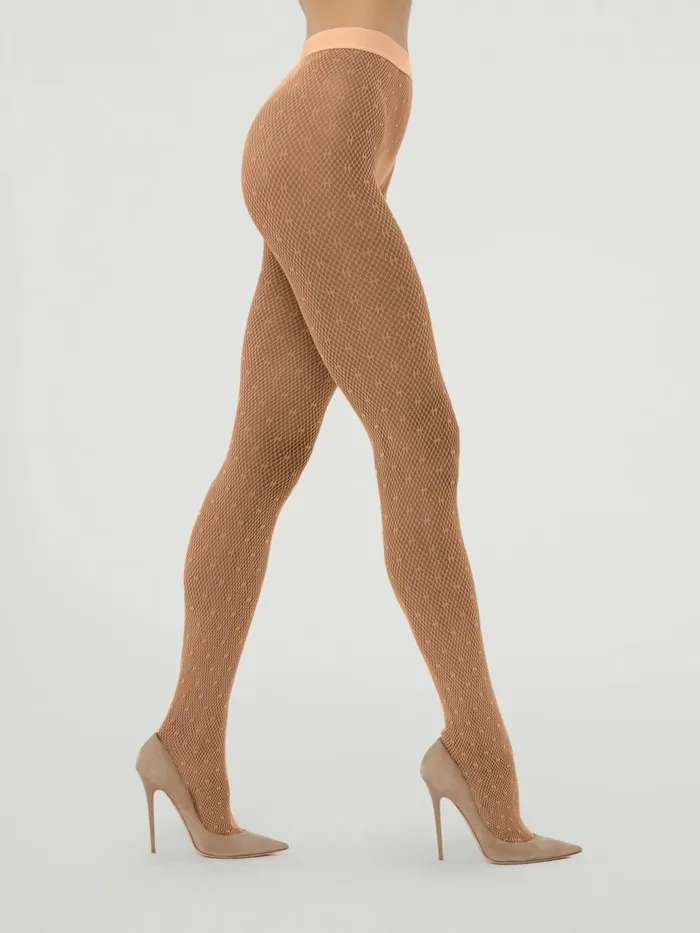 Dot Net Tights Honey Women Wolford Tights