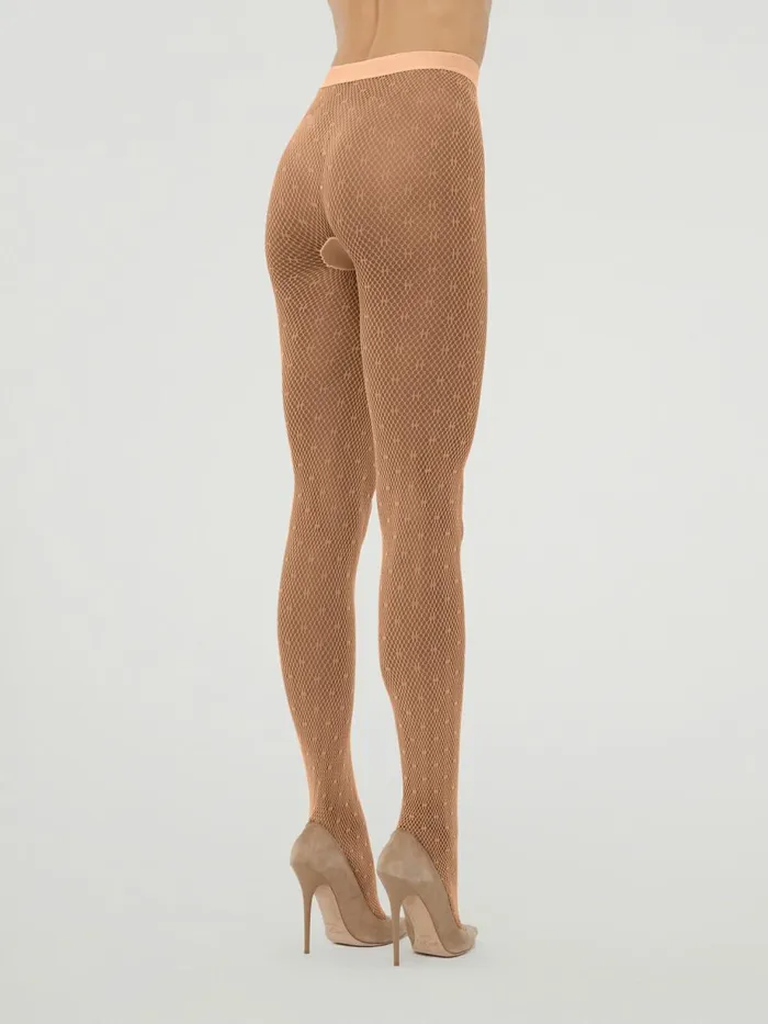 Dot Net Tights Honey Women Wolford Tights