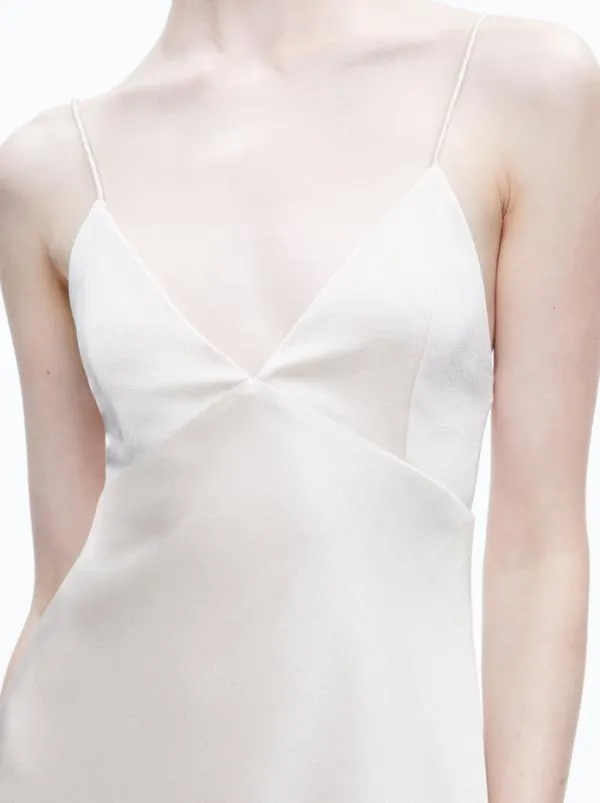 Dresses Women Alice Olivia JULIETTA MINI SLIP DRESS Champagne
