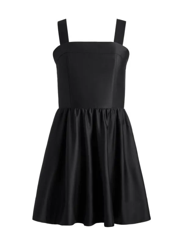 Dresses Women Alice Olivia SAIGE TIE BACK MINI DRESS Black