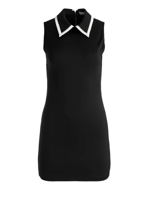 Dresses Women Alice Olivia WYNELL COLLARED MINI DRESS Blackoff White