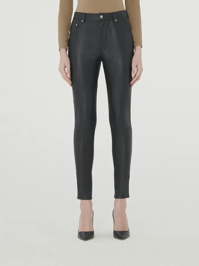 Eco Vegan Trousers Black Women Wolford Trousers and Jumpsuits