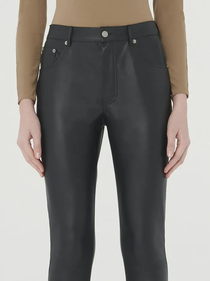 Eco Vegan Trousers Black Women Wolford Trousers and Jumpsuits