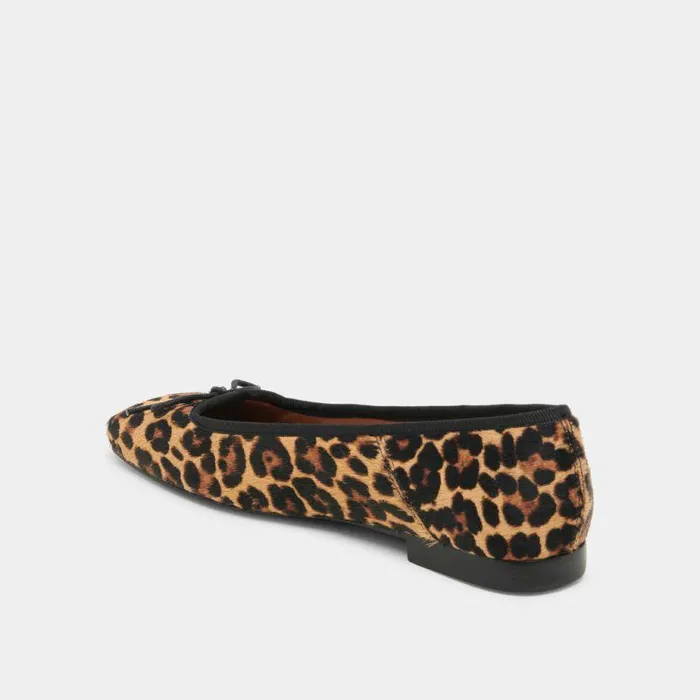 Flats and Loafers Shop Dolce Vita Anisa Ballet Flats Dk Leopard Calf Hair Dk Leopard Calf Hair
