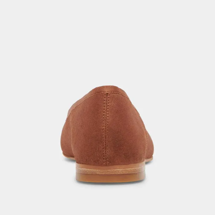 Flats and Loafers Shop Dolce Vita Anisa Wide Ballet Flats Copper Metallic Suede Women039s Wide Ballet Flats Copper Metallic Suede