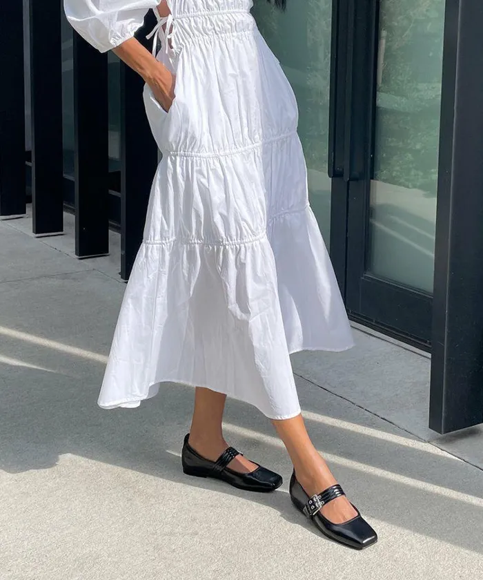 Flats and Loafers Shop Dolce Vita Arora Ballet Flats Midnight Crinkle Patent Designer Ballet Flats Midnight Crinkle Patent