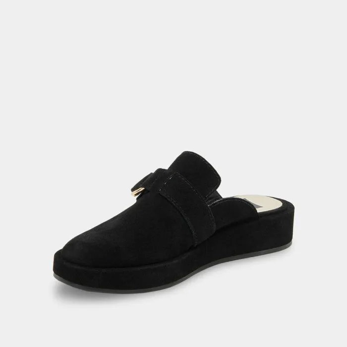 Flats and Loafers Shop Dolce Vita Astor Flats Onyx Suede Onyx Suede