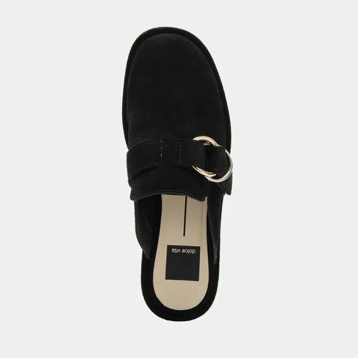 Flats and Loafers Shop Dolce Vita Astor Flats Onyx Suede Onyx Suede