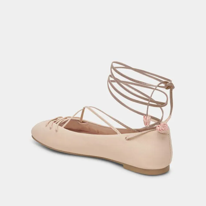 Flats and Loafers Shop Dolce Vita Beate Ballet Flats Light Pink Leather Light Pink Leather