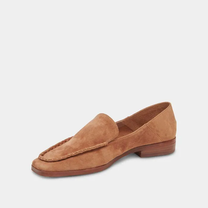 Flats and Loafers Shop Dolce Vita Beny Flats Brown Suede Brown Suede